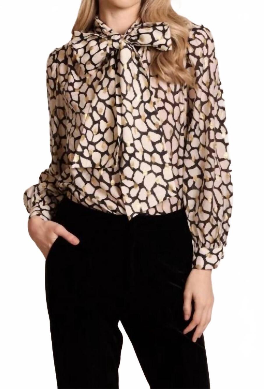 NEW TRAFFIC PEOPLE stepping stones bonnie blouse in white